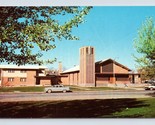 St Benedict Catholic Church Roundup Montana MT UNP Chrome Postcard M16 - $4.90