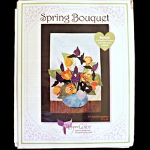 Laurel Anderson Whisper Color Spring Bouquet 20 x 24 Applique Quilt Pattern + CD - £25.79 GBP