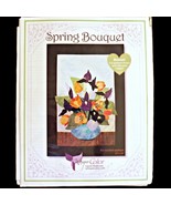 Laurel Anderson Whisper Color Spring Bouquet 20 x 24 Applique Quilt Patt... - $32.99