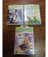 TY LeapFrog Leapster Disney Tangled, Star Wars, Fairies Learning Reading... - $226.18 MXN