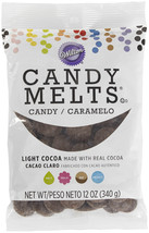 Candy Melts Flavored 12oz-Light Cocoa, Chocolate - £15.06 GBP