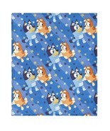 Bluey and Bingo In the Stars Blue Character Silky Soft Blanket Throw, 46... - $455.59 MXN