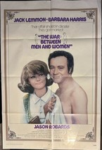 THE WAR BETWEEN MEN AND WOMEN FOLDED US ONE SHEET POSTER JACK LEMMON 1972 - $14.03