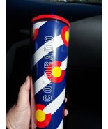STARBUCKS Colorado State Flag  COFFEE  Insulated Tumbler - plastic 24oz ... - $475.05 MXN