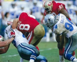 CHARLES HALEY &amp; STEVE YOUNG 8X10 PHOTO DALLAS COWBOYS 49ers NFL FOOTBALL... - £3.87 GBP