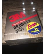 NOS 3M Floppy Disk DS HD Diskettes 3.5&quot; IBM Formatted 10/Box - Sealed - $21.73 CAD