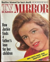 VINTAGE TV RADIO MIRROR July 1964 MAGAZINE PATTY DUKE COVER/Beatles JACK... - $16.17