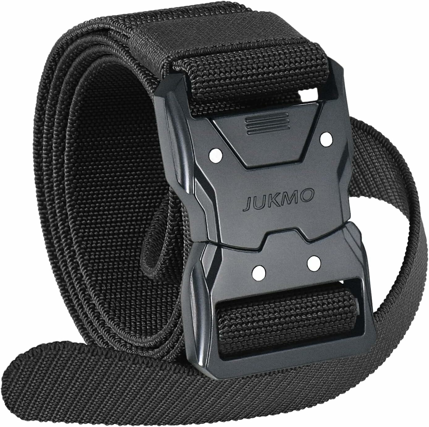 Jukmo Quick Release Tactical Belt, Military Work 1.5&quot; Nylon Web Hiking B... - $37.99