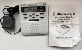 Midland Weather Radio Model WR-100 with AC Adapter - £10.02 GBP