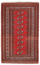 Handmade vintage Pakistani Lahore rug 2.6&#39; x 4.2&#39; (80cm x 130cm) 1960s - £499.59 GBP