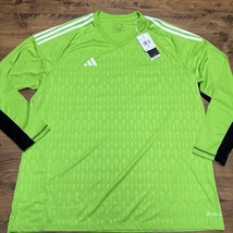 NWT Adidas Men 2XL T23 C GK JSY L HK7693 Jersey Slim Fit Team Semi Sol G... - $38.68