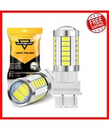 Super Bright 4000 Lumens T25 3156 3157 LED Bulbs - 6500K Xenon White, Pa... - $645.29 MXN