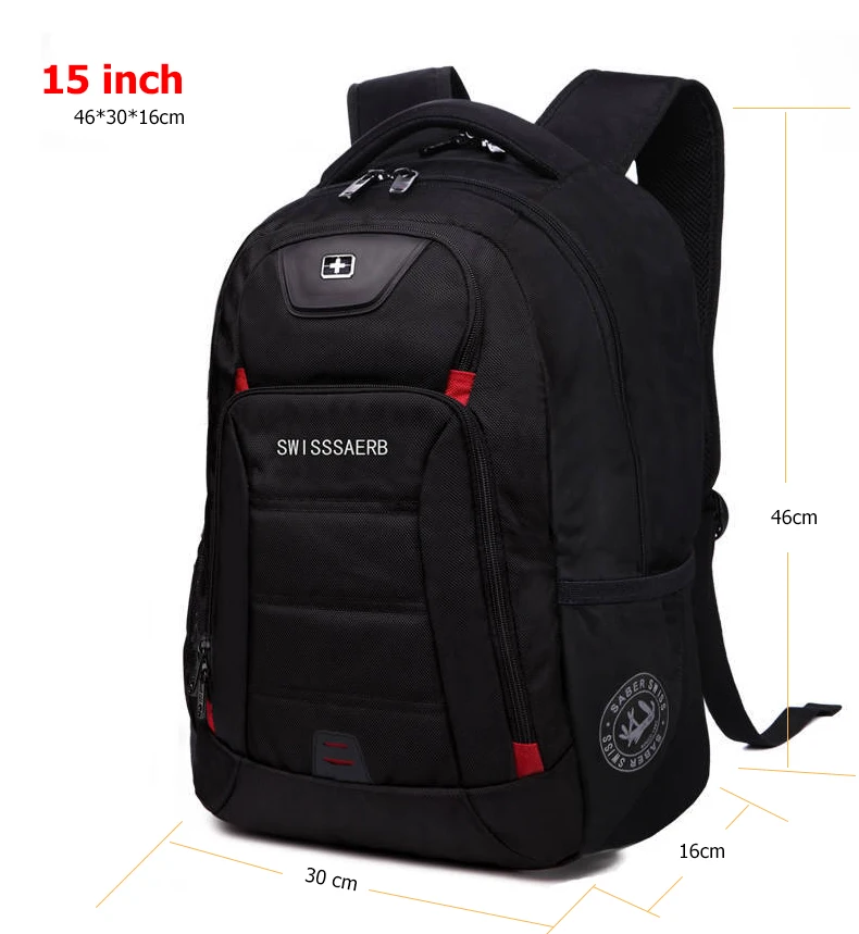 Crossten New Swiss-Multifunctional Water ResistanTravel Bags 15-17 inch Laptop B - $134.50