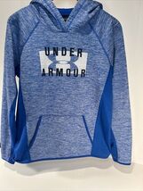 Under Armour ColdGear Hoodie Blue Mens Large Loose Fit Pullover UA - €12,96 EUR