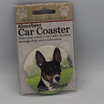 Super Absorbent Car Coaster - Dog - Rat Terrier - £4.34 GBP