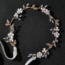 Flower Floral Boho Hair Vine Headband for Prom Bridal Costumes Fairy Fes... - $24.75