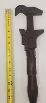 Early Combination Adjustable Wrench 15&quot; Long Unbranded Pipe Hammer Tool  - $44.35