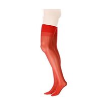 GLAMORY Women's Perfect Suspender Stockings, 20 Den, Red (Red), XXX-Large  - $19.00