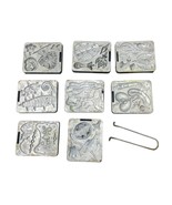 1967 Mattel Thingmaker Mini Dragons Molds–Lot of 8 Complete Set Vintage ... - $27.55