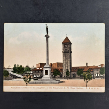 UDB POST CARD DAUGHTERS OF REVOLUTION MONUMENT MT ROYAL STATION B &amp; O RA... - $10.49