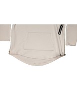 NWT Makobi “Cream” Quilted Hoodie / Sweatshirt - Gold Zipper Details Men... - $76.00