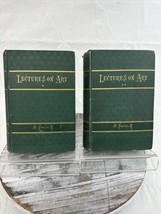 Antique Lot of the 2 volumes of Lectures on Art by H. A. Taine 1875 Henry Holt - £34.23 GBP