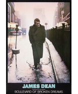 Framed canvas art print giclée Boulevard of Broken dreams James Dean - £31.13 GBP+