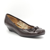 Rampage Women Slip On Low Wedge Loafers Irresistible Size US 6.5M Brown - $5.94