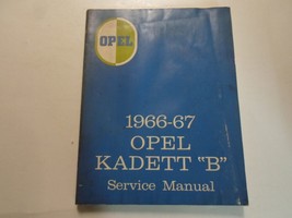 1966 1967 Opel Kadett B Service Atelier Réparation Manuel Livre Rare Eau Abîmés - £14.18 GBP