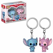 Funko Pop! Keychain: Lilo &amp; Stitch &amp; Angel 2 Pack Toy, Multicolor - £25.56 GBP