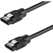 StarTech.com 12 Inch (30cm) Round SATA Cable - Latching Connectors - 6Gb... - $13.76