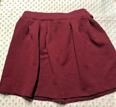 Candies Mini Full Skirt Juniors WOmens Sz 7 Textured Pleated Part Waist ... - £7.75 GBP