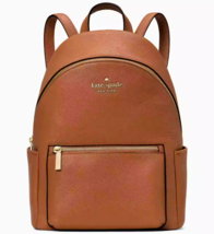 Kate Spade Leila Dome Backpack Brown Leather K8155 NWT Warm Gingerbread ... - £107.50 GBP