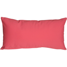 Caravan Cotton Pink 9x18 Throw Pillow, Complete with Pillow Insert - £17.01 GBP