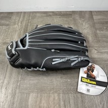 Wilson Softball Glove Mitt 13&quot; A360 LHT A03LS1713 NWT Black - £15.43 GBP