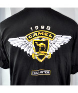 HOLLISTER ca MOTO RALLYE 1998 Chameau Roadhouse Poche T-Shirt XL Fabriqu... - £14.51 GBP