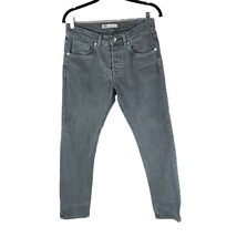 Zara Mens Skinny Jeans Stretch Gray 30 - £11.48 GBP