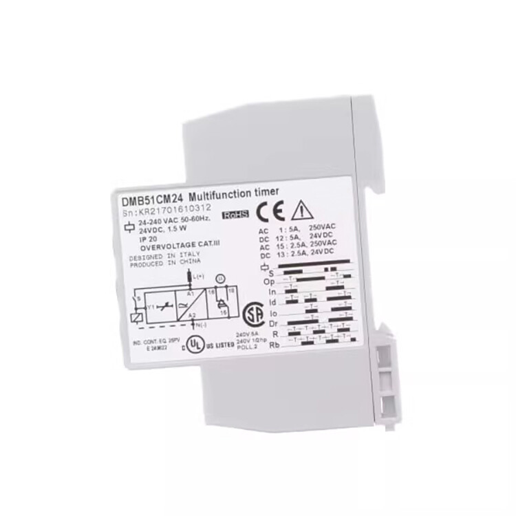 Time Protection Relay DMB51CW24B004 1PC New DMB51CW24 For Carlo Gavazzi - $54.75