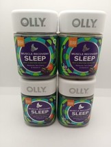 *READ* 4 NEW OLLY Muscle Recovery SLEEP 40 Gummies Berry Rested rest And Restore - £18.08 GBP