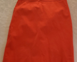 J Crew Red Cotton Stretch Pencil Skirt Size 8 - £13.29 GBP