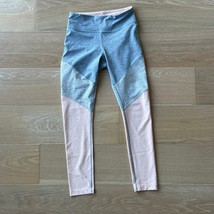Outdoor Voices Spring 7/8 Crop Athletic Work Out Leggings Pants Pink Gray Blue - £22.85 GBP