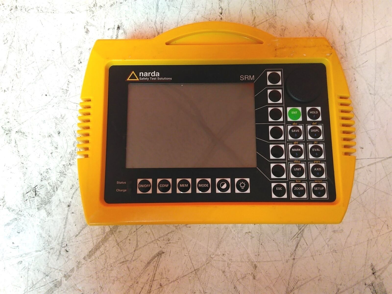 Defective Narda SRM-3000 100kHz - 3GHz Basic Unit Radiation Meter AS-IS - $1,045.00