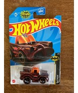 Hot Wheels Classic TV Series Batmobile 3/250 Batman 1/5 Burgundy mattel ... - $3.95