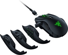 Razer Naga Pro Wireless Gaming Mouse: Fastest Gaming Mouse Switch, Focus 20K Dpi - £117.48 GBP