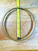 5.65 Inch Or 143.7mm Diameter Brass Clock Dial Pan Trim Ring  (K9532) - £7.98 GBP