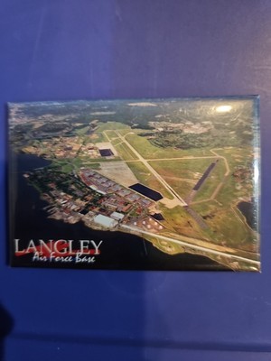 Langley Air Force Base Magnet 3&quot; X 2&quot; - $2.16