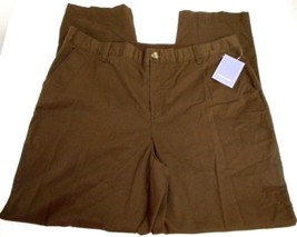 Women&#39;s Missy Laura Scott Chino No Gap Pants Sz 14 Coffee Bean NEW - £18.76 GBP