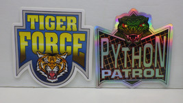 G I Joe custom Tiger Force &amp; Python Patrol emblem 3 inch sticker lot - £6.30 GBP
