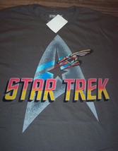 Vintage Style Star Trek Enterprise T-Shirt Mens Small New w/ Tag - £15.82 GBP
