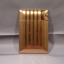 Vintage Elgin American Art Deco Gold Lighter Cigarette Case  RARE - £160.90 GBP